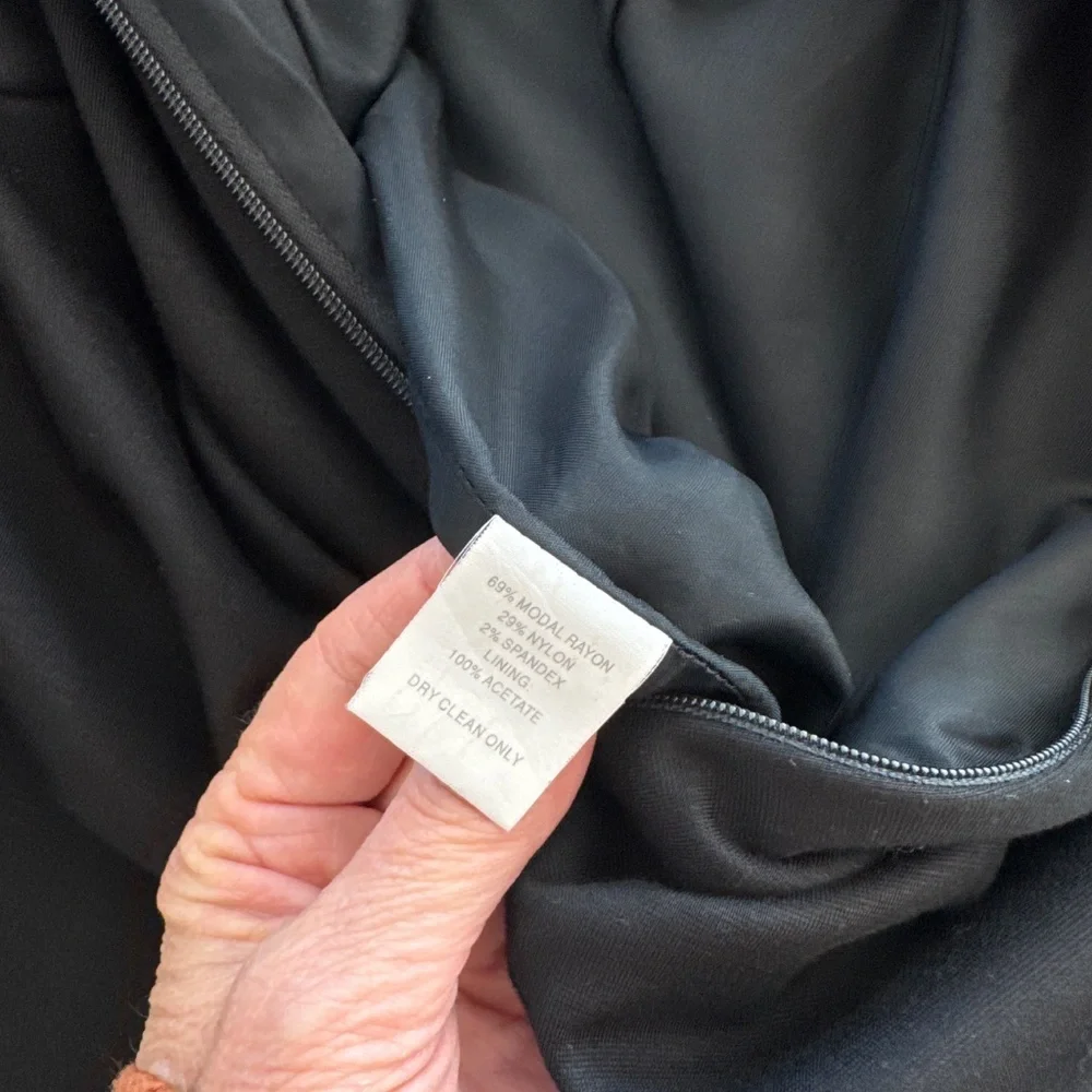 Trina Turk Fitted Dress Black/Plum - Picture 5 of 10